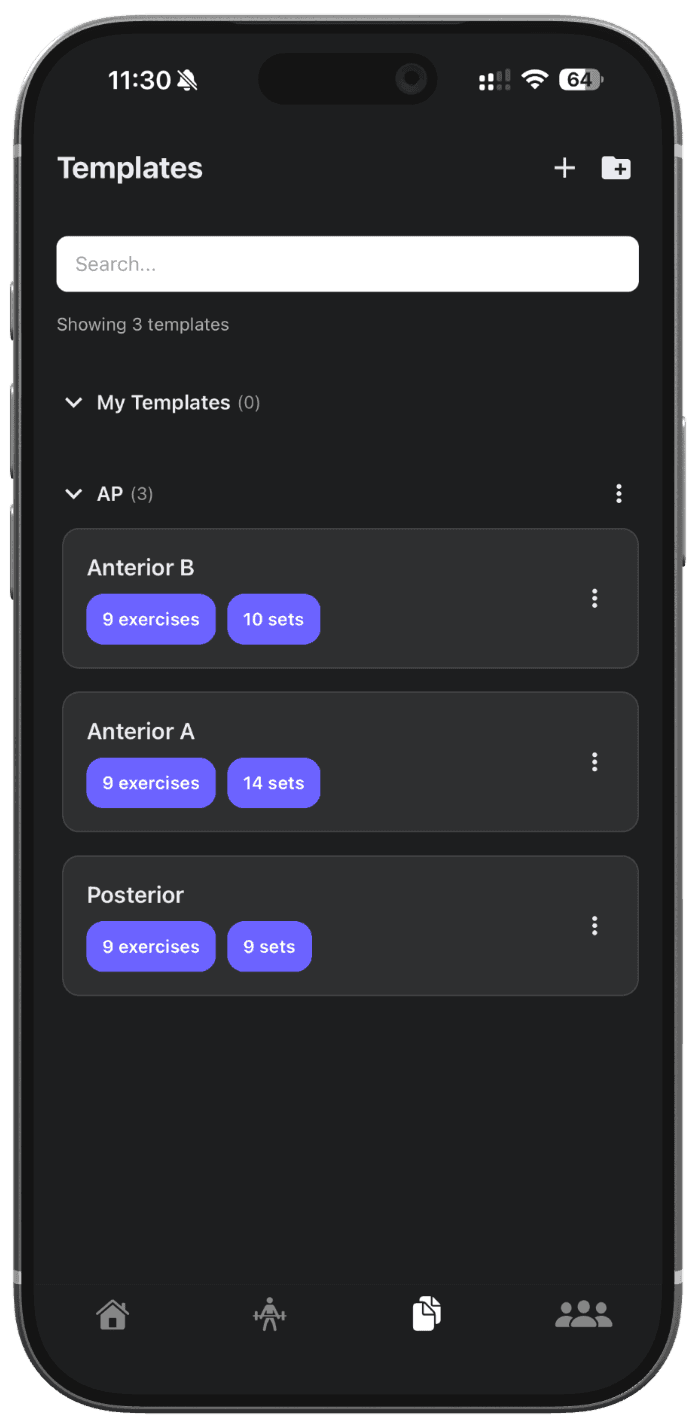 Organize with folders